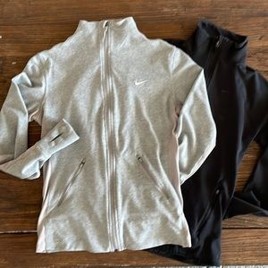 TWO (2) Nike full zip jackets
